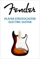 Go to product page for Fender Player Stratocaster Electric Guitar (Maple Fingerboard)