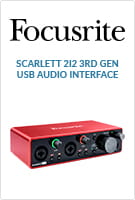 Go to product page for Focusrite Scarlett 2i2 3rd Gen USB Audio Interface