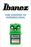 Go to product page for Ibanez TS9 Tube Screamer Overdrive Pedal