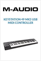 Go to product page for M-Audio Keystation 49 MK3 USB MIDI Controller, 49-Key