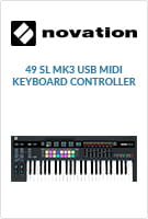 Go to product page for Novation 49 SL MK3 USB MIDI Keyboard Controller, 49-Key