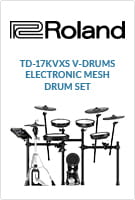 Go to product page for Roland TD-17KVX V-Drums Electronic Mesh Drum Kit