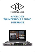 Go to product page for Universal Audio Apollo X6 Thunderbolt 3 Audio Interface