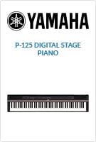 Go to product page for Yamaha P-125 Digital Stage Piano, 88-Key